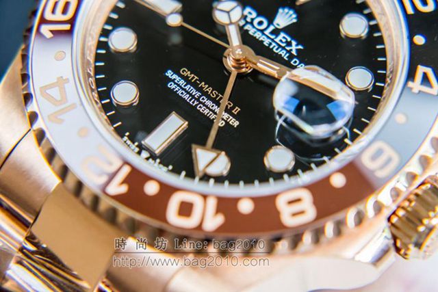 勞力士手錶 最新版本 GMT-Master II 勞力士最熱賣表款 Rolex機械男表 Rolex高端男士腕表  hds1822
